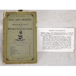 Past and Present, the Magazine of the Brighton Grammar School, Vol. XII, no. 2, June 1887 [Aubrey Beardsley]